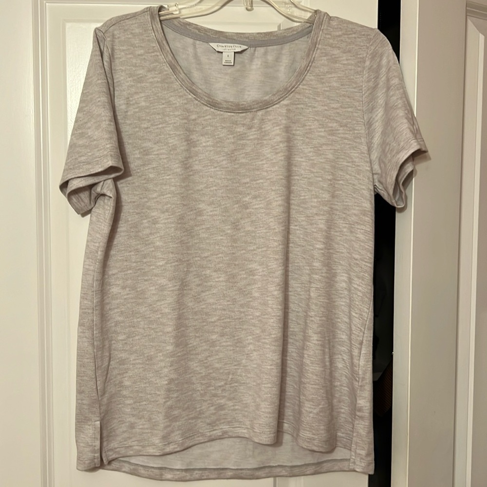 Charter Club Soft Gray Tshirt